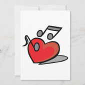 ラブミュージック 招待状 (正面)