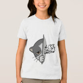 ラブミュー猫好きデザイン#catlover #catlife #cat トライブレンドＴシャツ (正面)