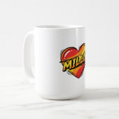 ラブミリー コーヒーマグカップ (正面左)