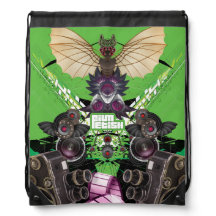 ラブムービーFilm Kung Fu Cam Drawstring Backpack