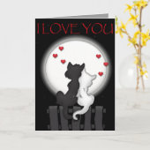 ラブムーン カード (黄色い花)