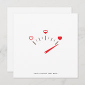 ラブメおもしろいートルのバレンタインデイカード シーズンカード (正面/裏面)