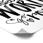 ラブメイクザワールドゴーラウンド引用文アートプリント ポスター (角)