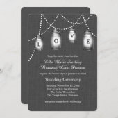 ラブメイソンジャースヴィンテージウェディング招待状 招待状 (正面/裏面)