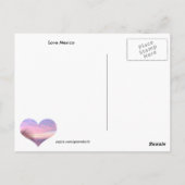 ラブメキシコサンセットポストカード ポストカード (裏面)