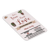 ラブメキシコテーマブライダルシャワー マグネット (右側)