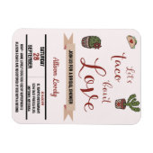 ラブメキシコテーマブライダルシャワー マグネット (横)