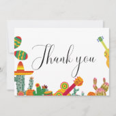 ラブメキシコブライダルシャワーサンキューカード 案内状 (正面)