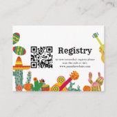 ラブメキシコブライダルシャワーレジストリ エンクロージャーカード (正面)