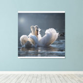 ラブメタルアートオンライン光沢キャンバ絵画ス キャンバスプリント (インサイチュ (ウッドフロア))