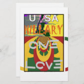 ラブメッセージインラスタカラーズアートプリント 便箋 (正面/裏面)