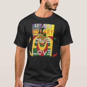 ラブメッセージインラスタカラーズアートプリント Tシャツ