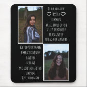 ラブメッセージギフトfor娘の写真マウスパッド マウスパッド (正面)