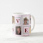 ラブメッセージ簡単入り写真コラージュ  コーヒーマグカップ (正面右)