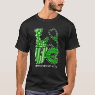 ラブメディカルアシスタントライフアイリッシュシャムロックセントパート Tシャツ