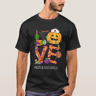 ラブメディカルアシスタントライフハロウィーンカボキンバック Tシャツ