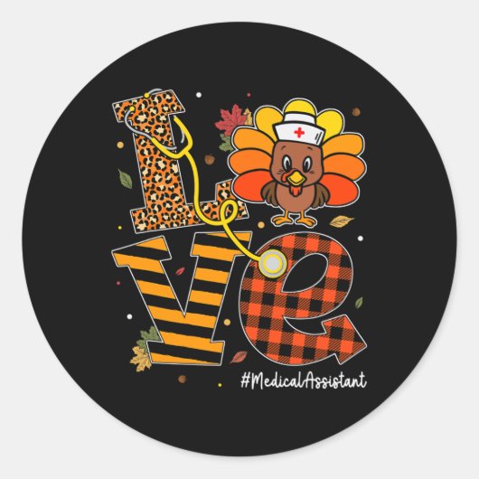 ラブメディカルアシスタントライフ秋ナースターキーザン ラウンドシール (正面)