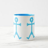 ラブメンズアイコン2006アートブルー ツートーンマグカップ (中央)