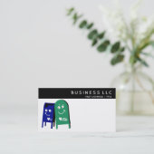 ラブメールボックス 名刺 (スタンド正面)