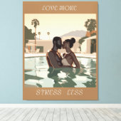 ラブモアデザイン#1 キャンバスプリント (インサイチュ (ウッドフロア))