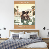 ラブモアデザイン#1 キャンバスプリント (インサイチュ (寝室))