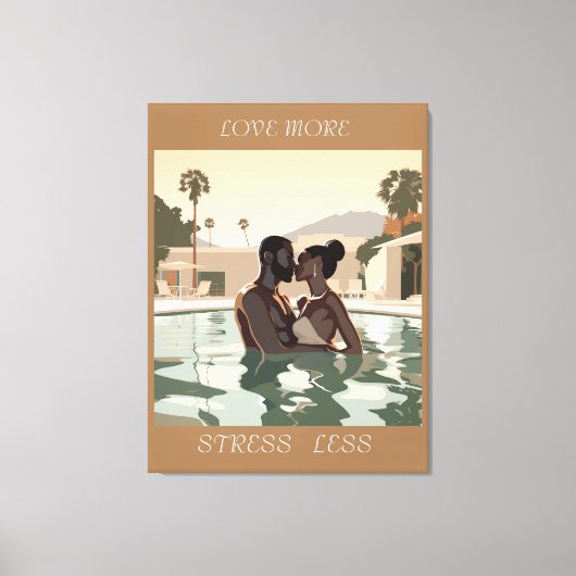 ラブモアデザイン#1 キャンバスプリント (正面)