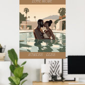 ラブモアデザイン#1 ポスター (ホームオフィス)