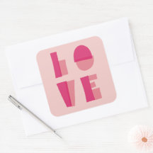 ラブモダンタイポグラフィバレンタインデー