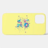 ラブモダンデザインパープルケースメイトiPhoneケース Case-Mate iPhoneケース (裏面 (横))