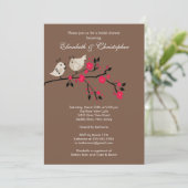 ラブモダンバーズカップルブライダルシャワー招待状 招待状 (スタンド正面)