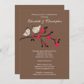 ラブモダンバーズカップルブライダルシャワー招待状 招待状 (正面/裏面)