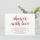 ラブモダンブライダルシャワーお祝い 招待状 (スタンド正面)