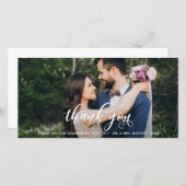 ラブモダンル書結婚道ありがとう サンキューカード (正面/裏面)