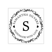 ラブモノグラムで手作りフローラパーソナライズされたモノグラム