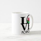 ラブモンマウスウェールズ11oz コーヒーマグカップ (正面右)
