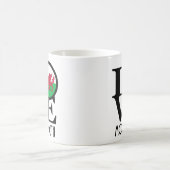 ラブモンマウスウェールズ11oz コーヒーマグカップ (中央)