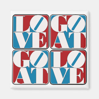 ラブヤギのブロック マグネット