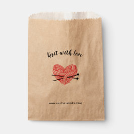 ラブヤーンで編むハート工芸品 フェイバーバッグ