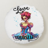 ラブユアシュガースカル ラウンドクッション (裏面)