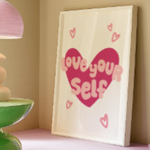 ラブユアデコールプリント | トレンディーウォールアートポスター