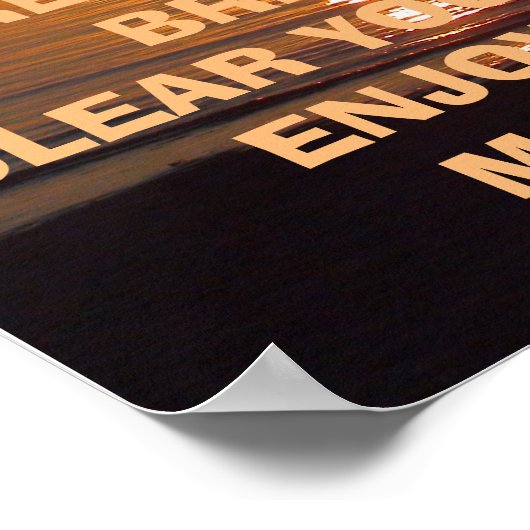 ラブユアビーチイ感動的引用文ポスター ポスター (角)