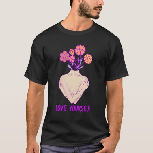 ラブユア感動的引用文セル Tシャツ (正面)