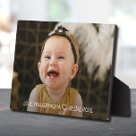 ラブユグランパ孫フォトギフト フォトプラーク<br><div class="desc">お子様の写真とLOVE YOU GRANDPA、または任意の文字は、ハードボードのパネルに直接置かれ、簡単ワイプのクリーンな表面と驚くほど鮮明な画像。テーブルの上に、棚や机の上に、このプレートを組み込んだイーゼル素晴らしは、任意の大事な行事のための祖父への贈り物のためである。ヒント：スクエアもしプラークを使用して、写真をスクエアにトリミングする前に結果のためにアップロード最高のする。3つのサイズが利用可能。</div>