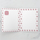 ラブユドゥードルバレンタイン折り畳みサンキューカード サンキューカード (内部)