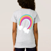 ラブユニコーン両面ガールズTシャツ Tシャツ (裏面)