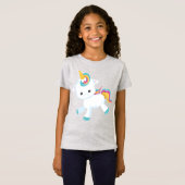 ラブユニコーン両面ガールズTシャツ Tシャツ (正面フル)