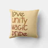 ラブユニティ魔法プライドブラック クッション (裏面)