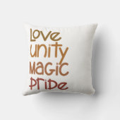 ラブユニティ魔法プライドブラック クッション (裏面)