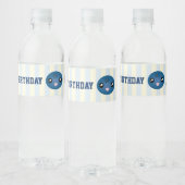 ラブユベリーの可愛いブルーベリーの誕生日パーティー ペットボトルラベル (ボトル)