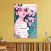 ラブユマイ反抗的な子ども キャンバスプリント (インサイチュ (リビング))